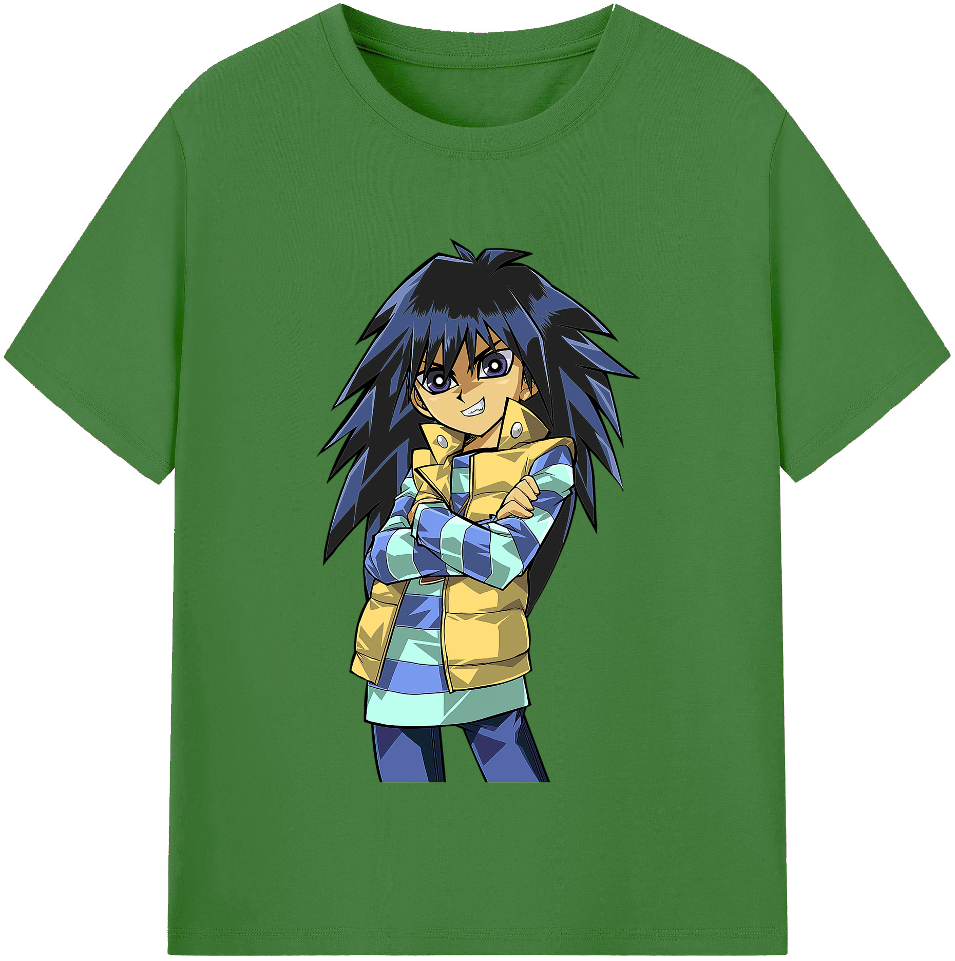 （画像用） 遊☆戯☆王 Yu-Gi-Oh! レディースカジュアルプリントTシャツ（綿100％）